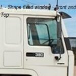 LH & RH FRONT VENT GLASS GREEN